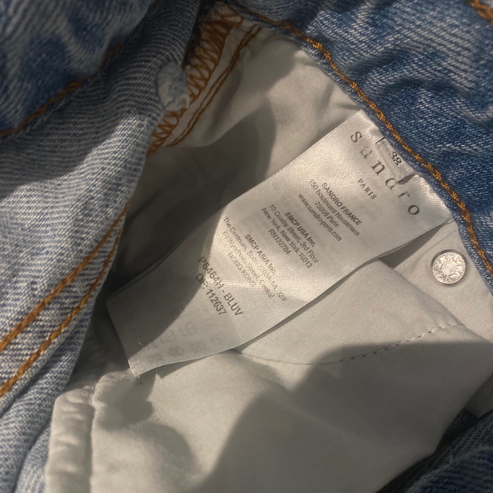 SANDRO High Rise Mom Jeans - Picture 9 of 9